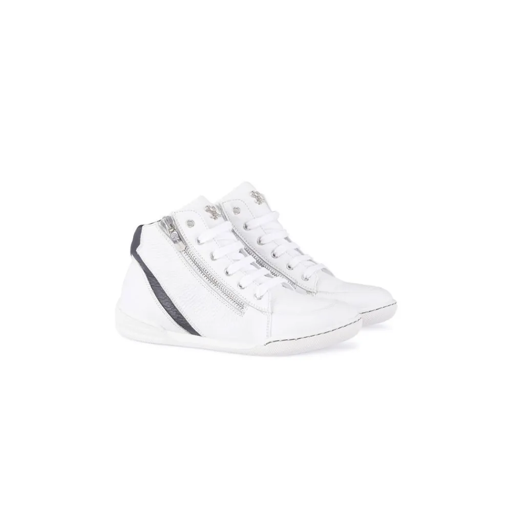 Online Deerskin High-Top Sneakers Junior Shoes