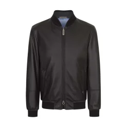 Outlet Deerskin Leather Blouson Mens Outerwear