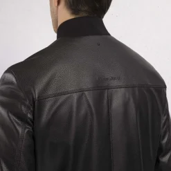 Outlet Deerskin Leather Blouson Mens Outerwear