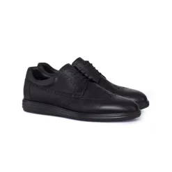 New Derby Brogue Shoes In Calfskin Leather Oxford & Derbies
