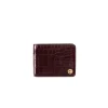 Store Diamante Crocodile And Calfskin Bifold Wallet Small Leather Goods