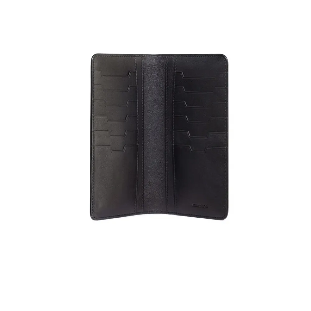 Outlet Diamante Crocodile And Calfskin Bifold Wallet Small Leather Goods
