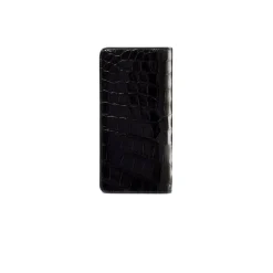 Outlet Diamante Crocodile And Calfskin Bifold Wallet Small Leather Goods