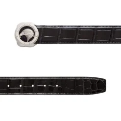 New Diamante Crocodile Leather Belt Belts