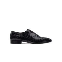 Cheap Diamante Crocodile Leather Oxford Shoes Oxford & Derbies