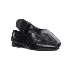 Cheap Diamante Crocodile Leather Oxford Shoes Oxford & Derbies
