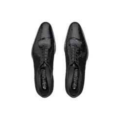 Cheap Diamante Crocodile Leather Oxford Shoes Oxford & Derbies