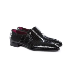 Cheap Diamante Crocodile Slip-On Oxford Shoes Dress Shoes