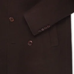 Hot Double Breasted Deconstructed Coat Mens Outerwear