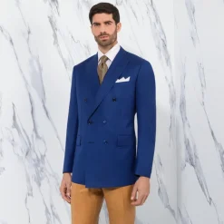 Hot Double Breasted Jacket Mens Jackets