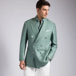 Outlet Double-Breasted Fiesole Jacket Mens Jackets