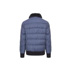 Outlet Down Blouson With Mink Fur Collar Junior Outerwear