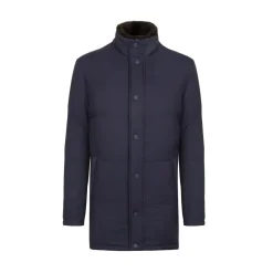 Sale Down Coat With Beaver Fur Collar Mens Outerwear