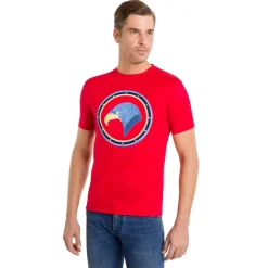 Cheap Eagle Head Embroidered T-Shirt Mens Last Sizes
