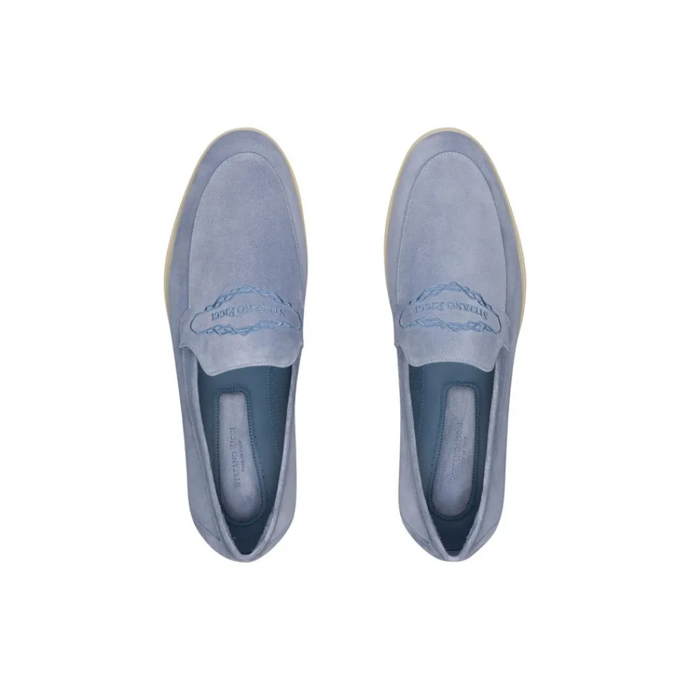 Flash Sale Embroidered Suede Loafers Loafers