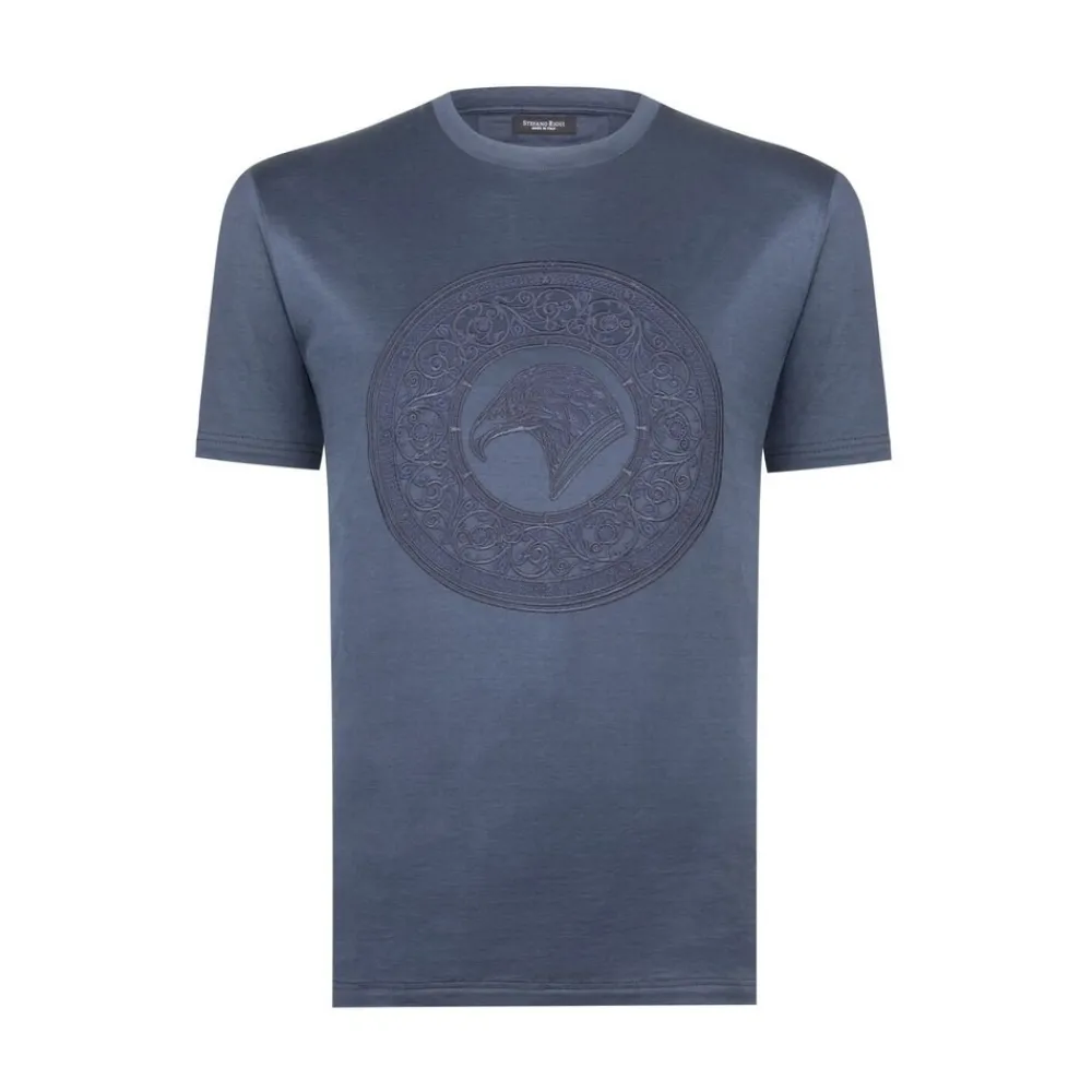 Outlet Embroidered T-Shirt Mens Last Sizes