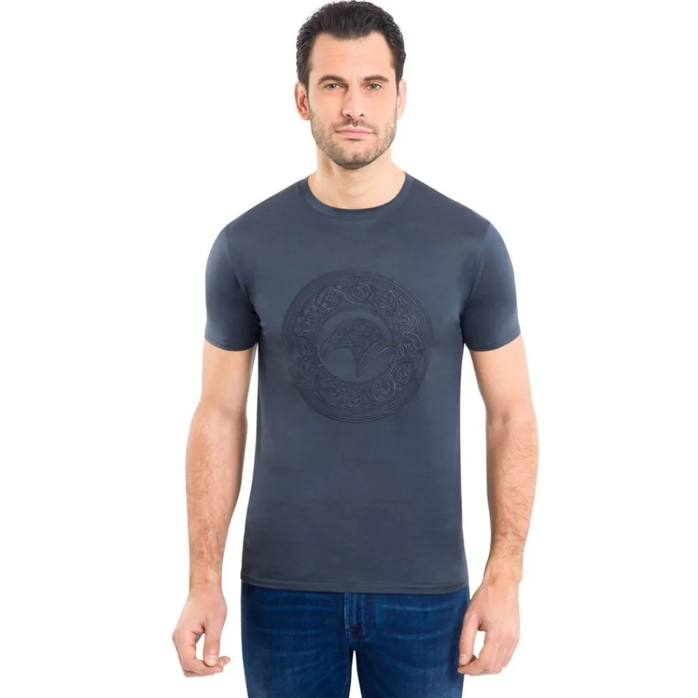 Outlet Embroidered T-Shirt Mens Last Sizes