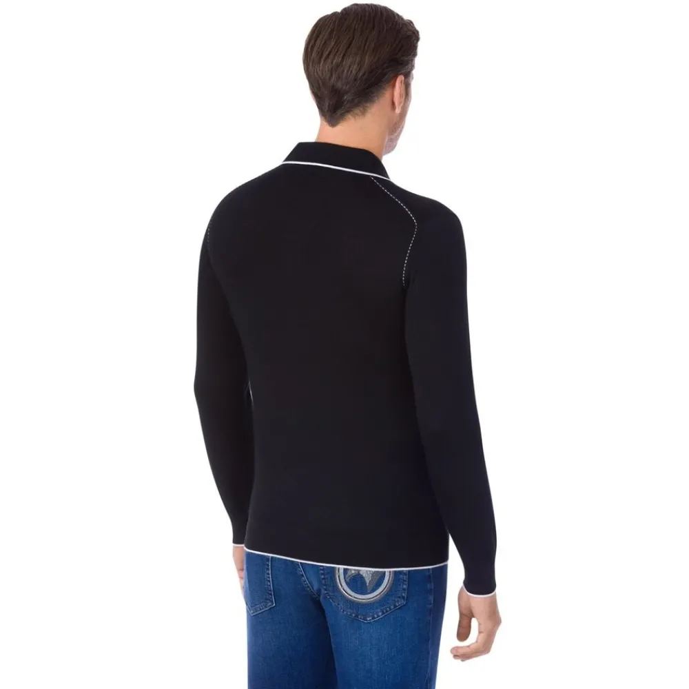 New Four Button Polo With Hand Embroidery Mens Last Sizes
