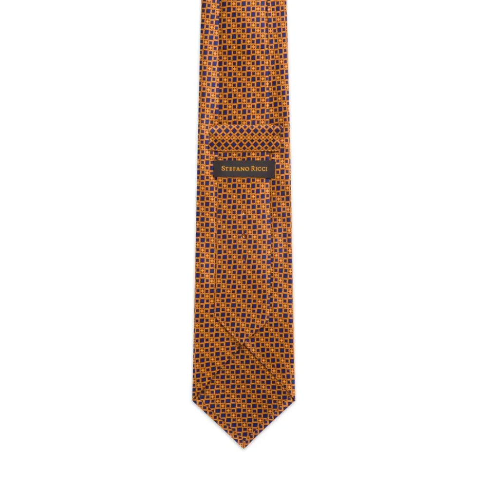 New Hand Printed Silk Tie Ties
