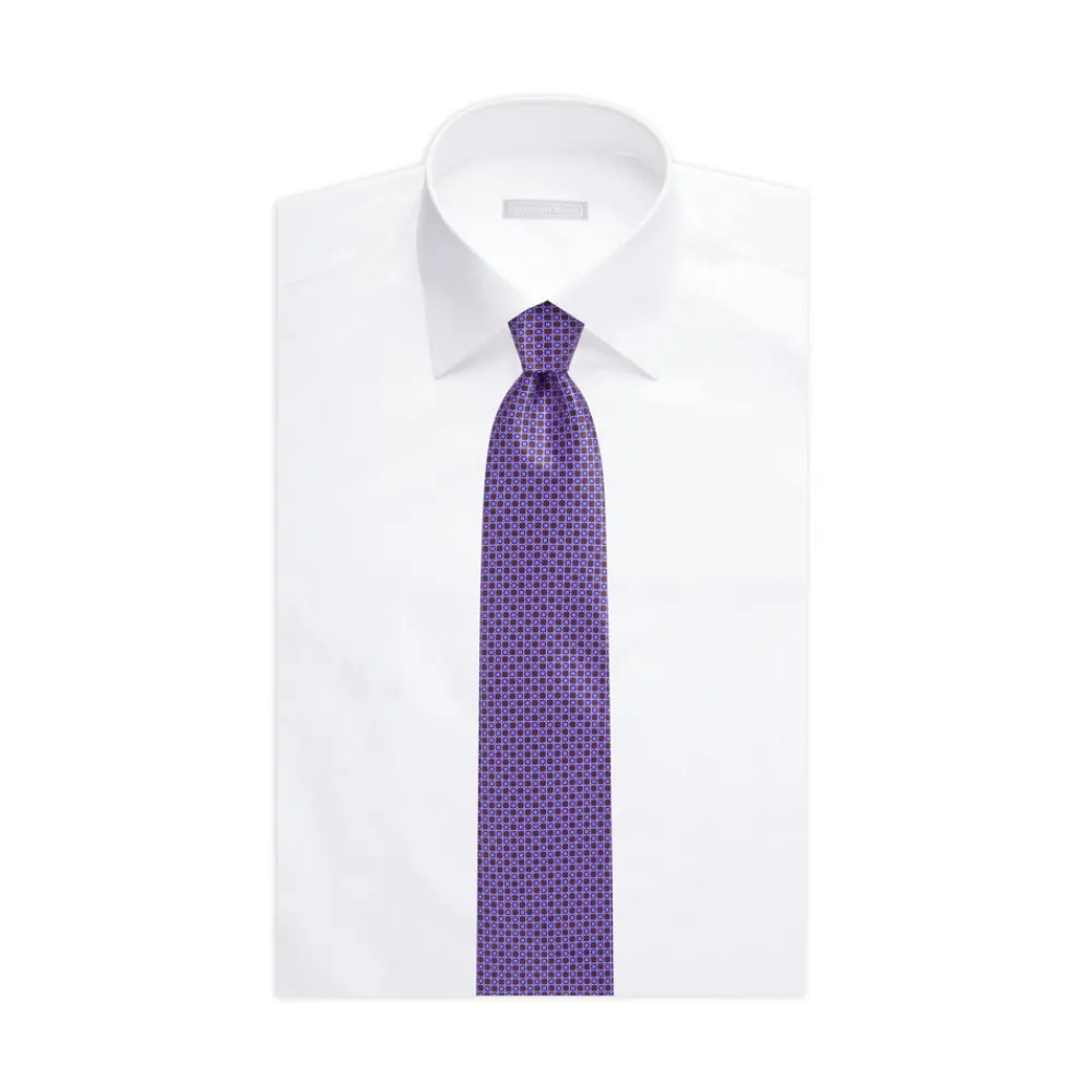 Fashion Hand Printed Silk Tie Ties