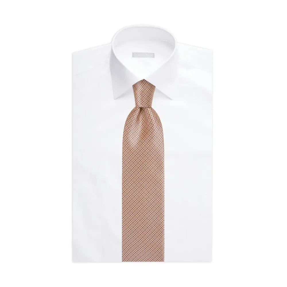 Sale Hand Printed Silk Tie Ties