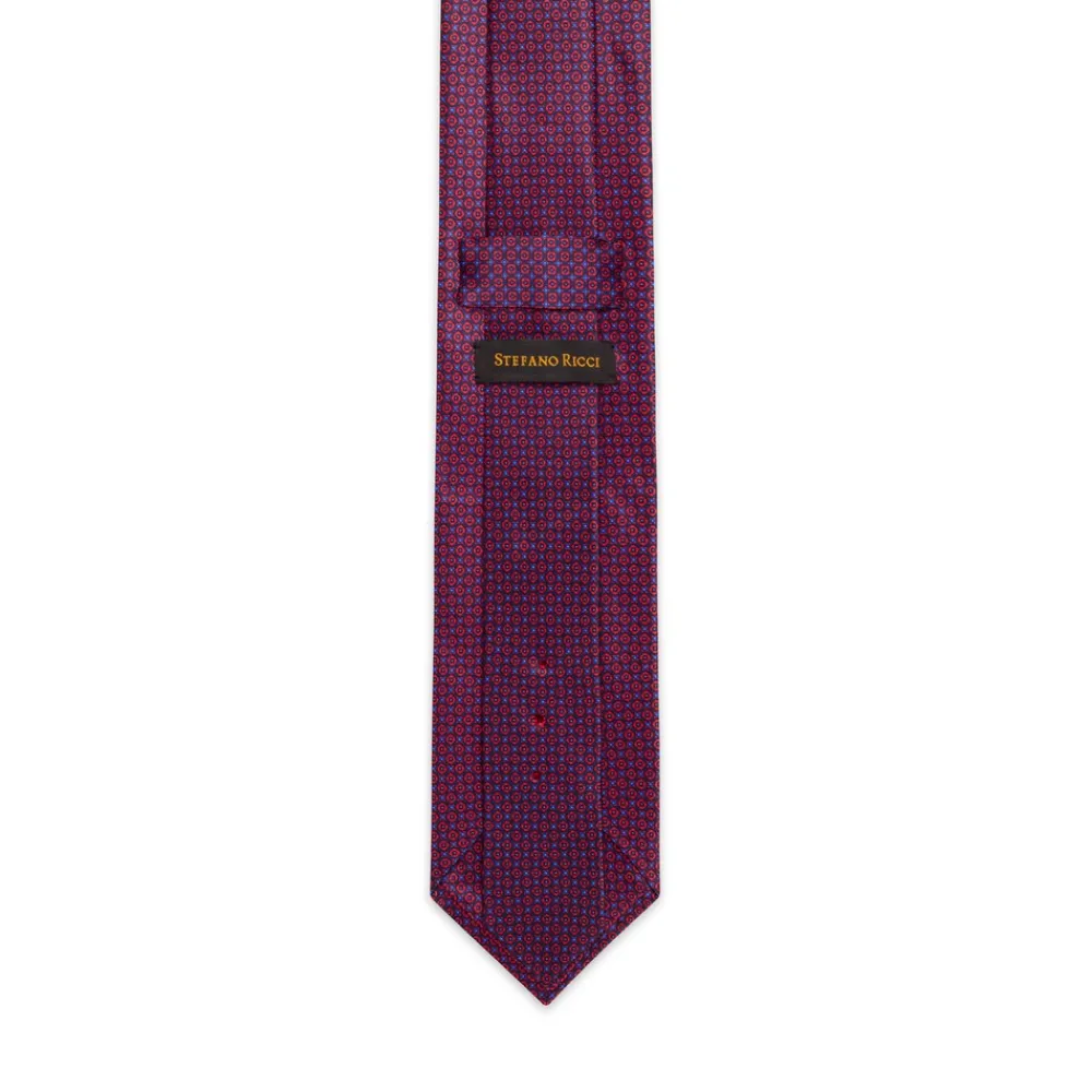 Outlet Hand Printed Silk Tie Ties