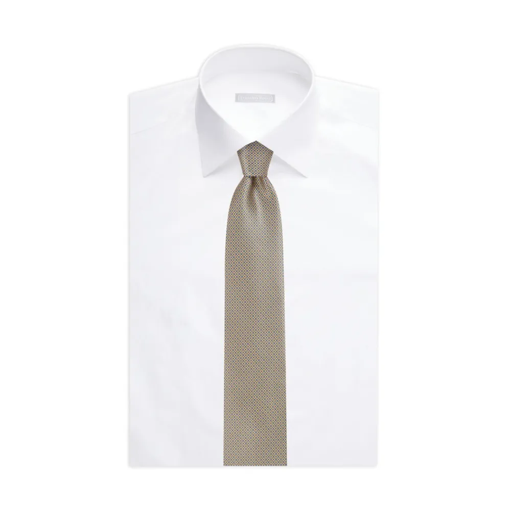 Sale Hand Printed Silk Tie Ties
