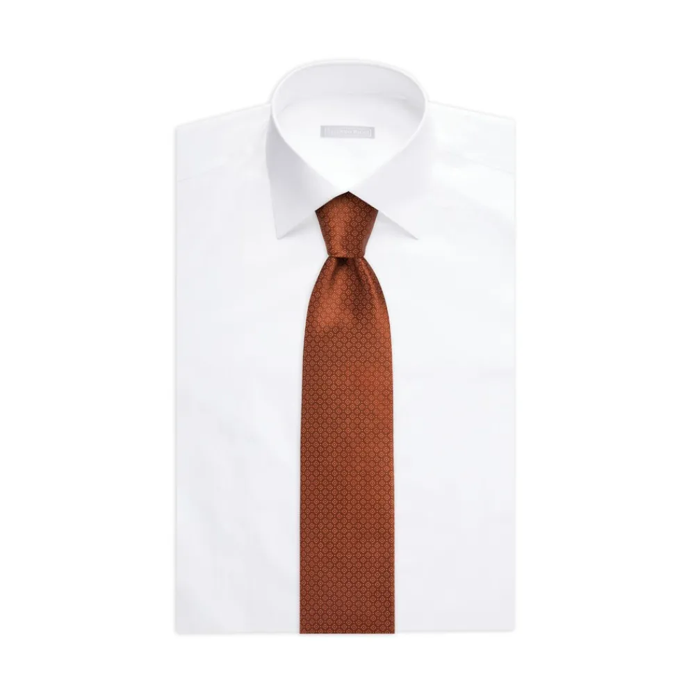 Discount Hand Printed Silk Tie Ties