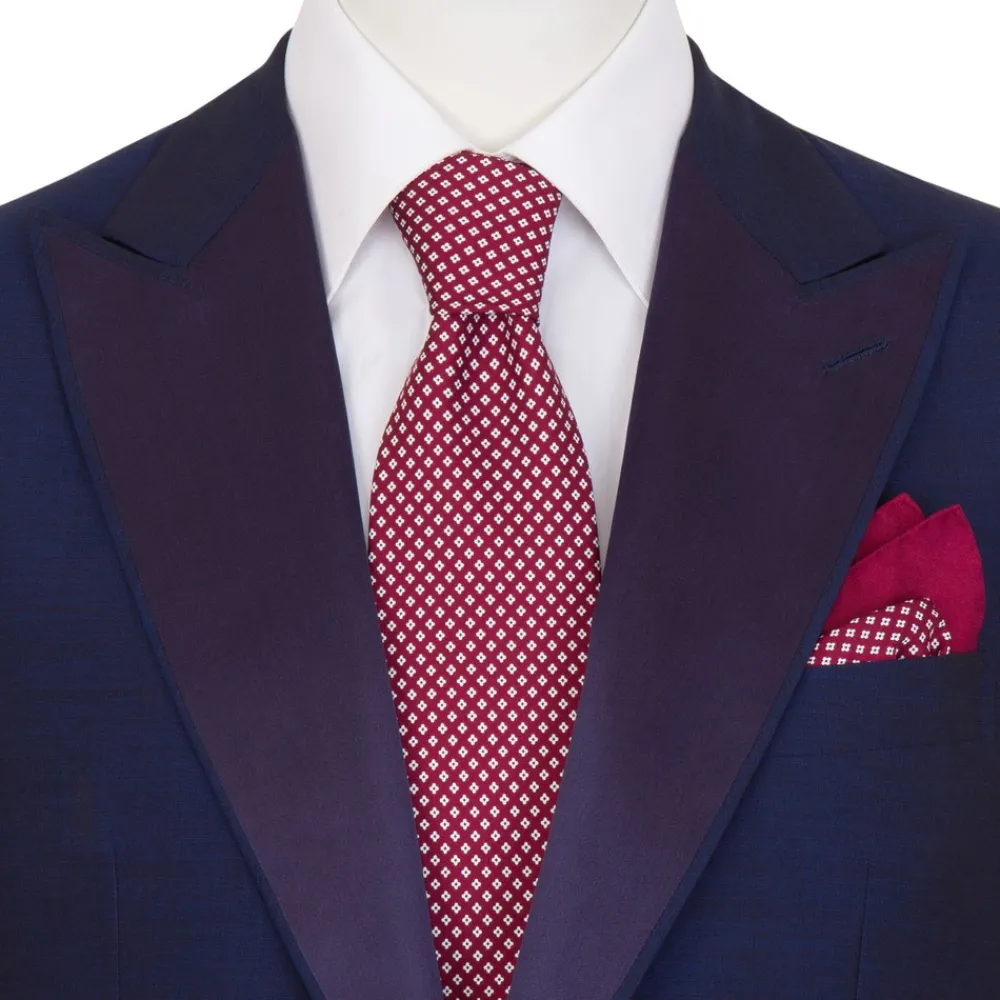 Fashion Hand Printed Silk Tie Set Ties