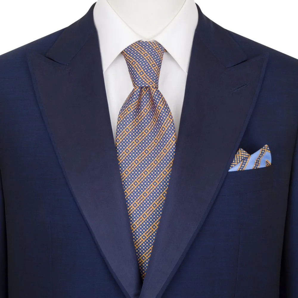 Cheap Hand Printed Silk Tie Set Ties