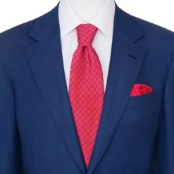 Outlet Hand Printed Silk Tie Set Ties