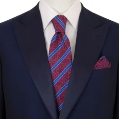 New Hand Printed Silk Tie Set Ties
