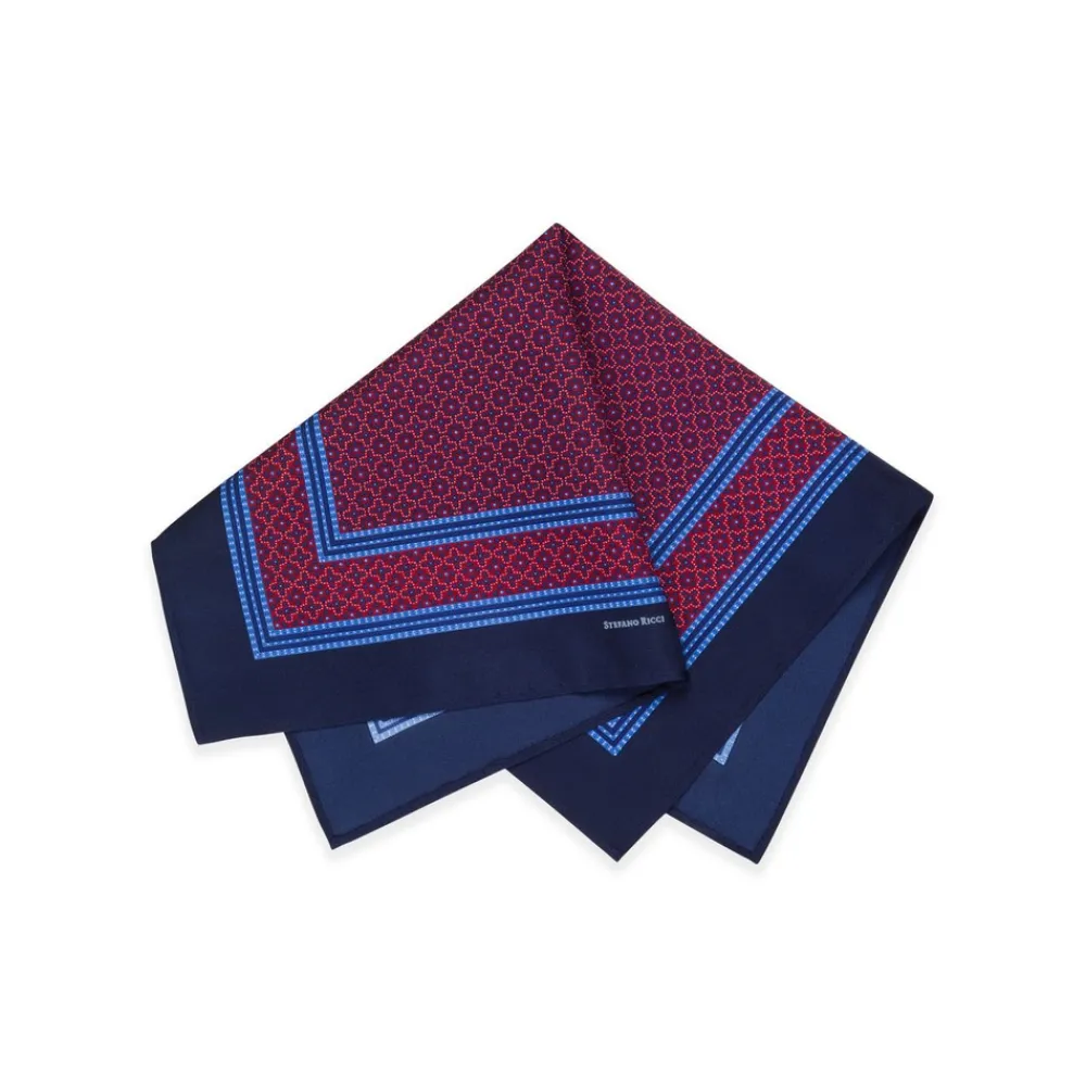 New Hand Printed Silk Tie Set Ties