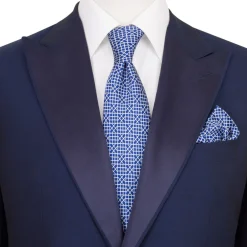 Flash Sale Hand Printed Silk Tie Set Ties