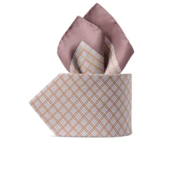 Sale Hand Printed Silk Tie Set Ties
