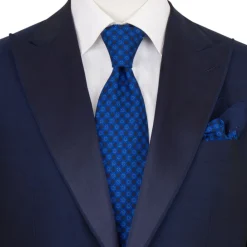 Outlet Hand Printed Silk Tie Set Ties