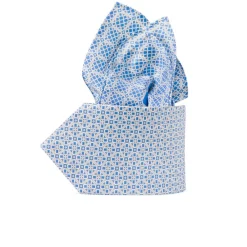 Sale Hand Printed Silk Tie Set Ties