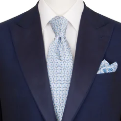 Sale Hand Printed Silk Tie Set Ties
