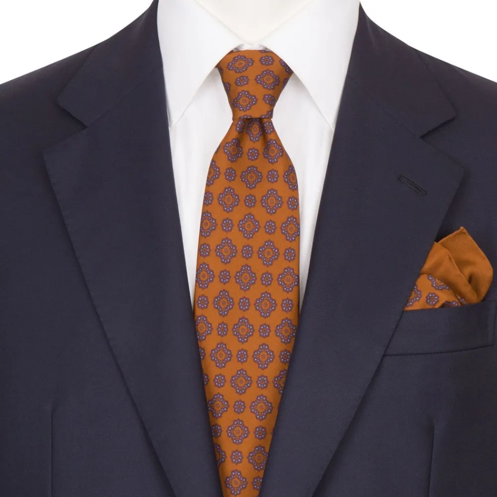Best Sale Hand Printed Silk Tie Set Ties