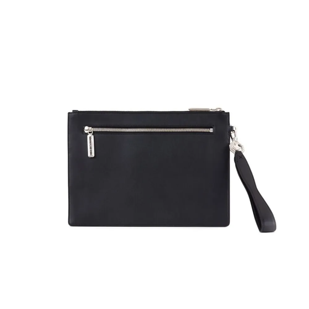 Online Handmade Calfskin Document Holder Bag Small Leather Goods