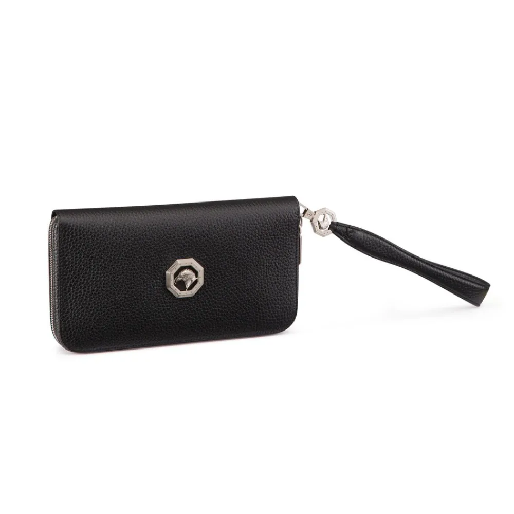 Shop Handmade Calfskin Large Zip Wallet Small Leather Goods
