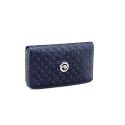 Best Sale Handmade Calfskin Leather Zip Wallet Small Leather Goods