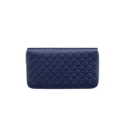 Best Sale Handmade Calfskin Leather Zip Wallet Small Leather Goods