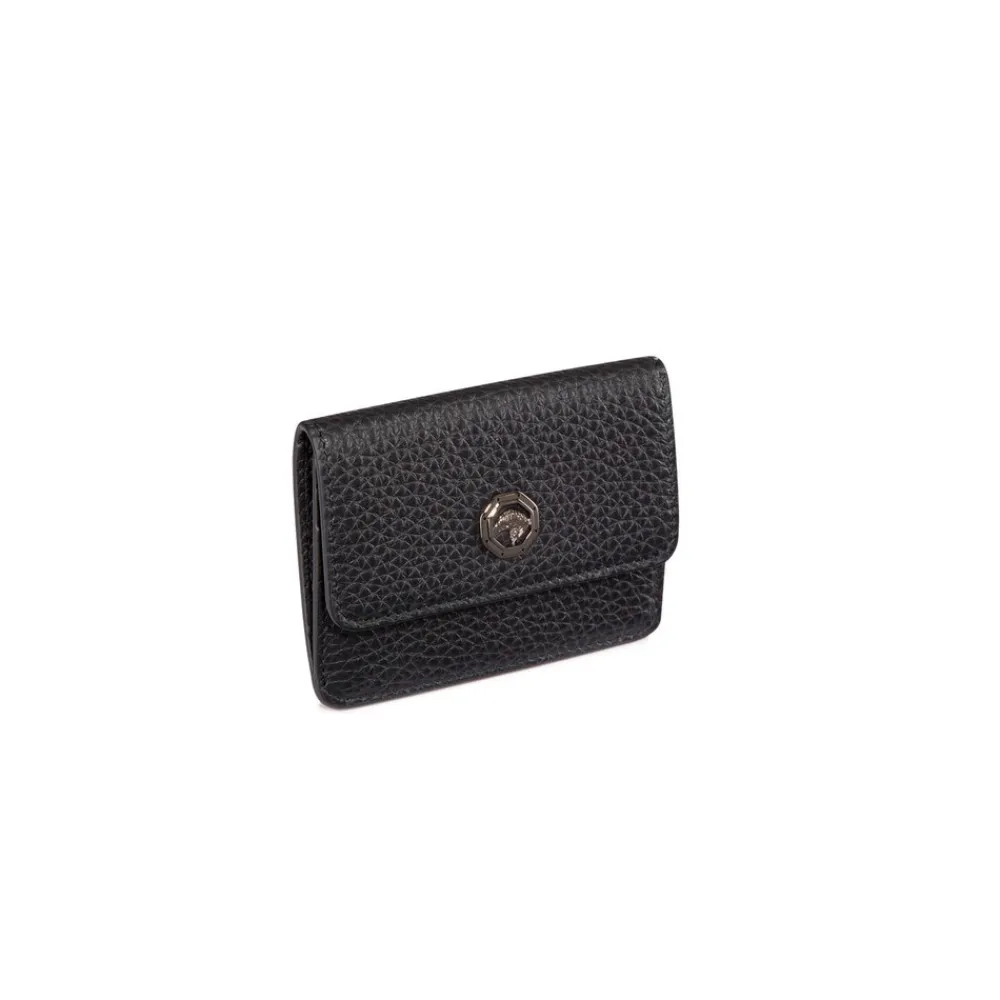 Fashion Handmade Calfskin Leather Card Holder Small Leather Goods