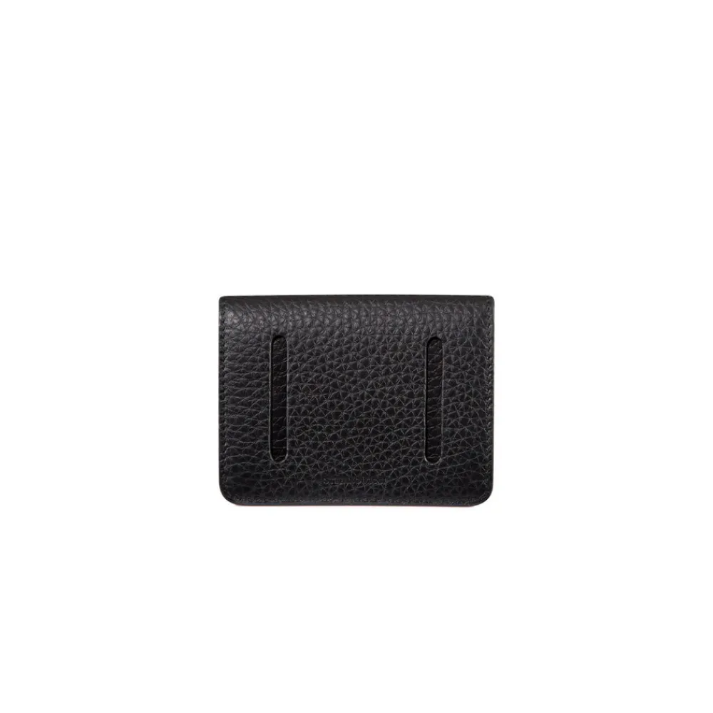 Fashion Handmade Calfskin Leather Card Holder Small Leather Goods