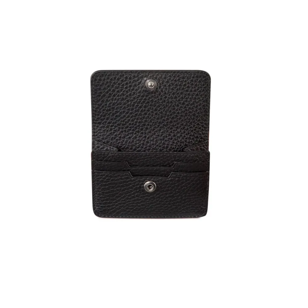 Fashion Handmade Calfskin Leather Card Holder Small Leather Goods