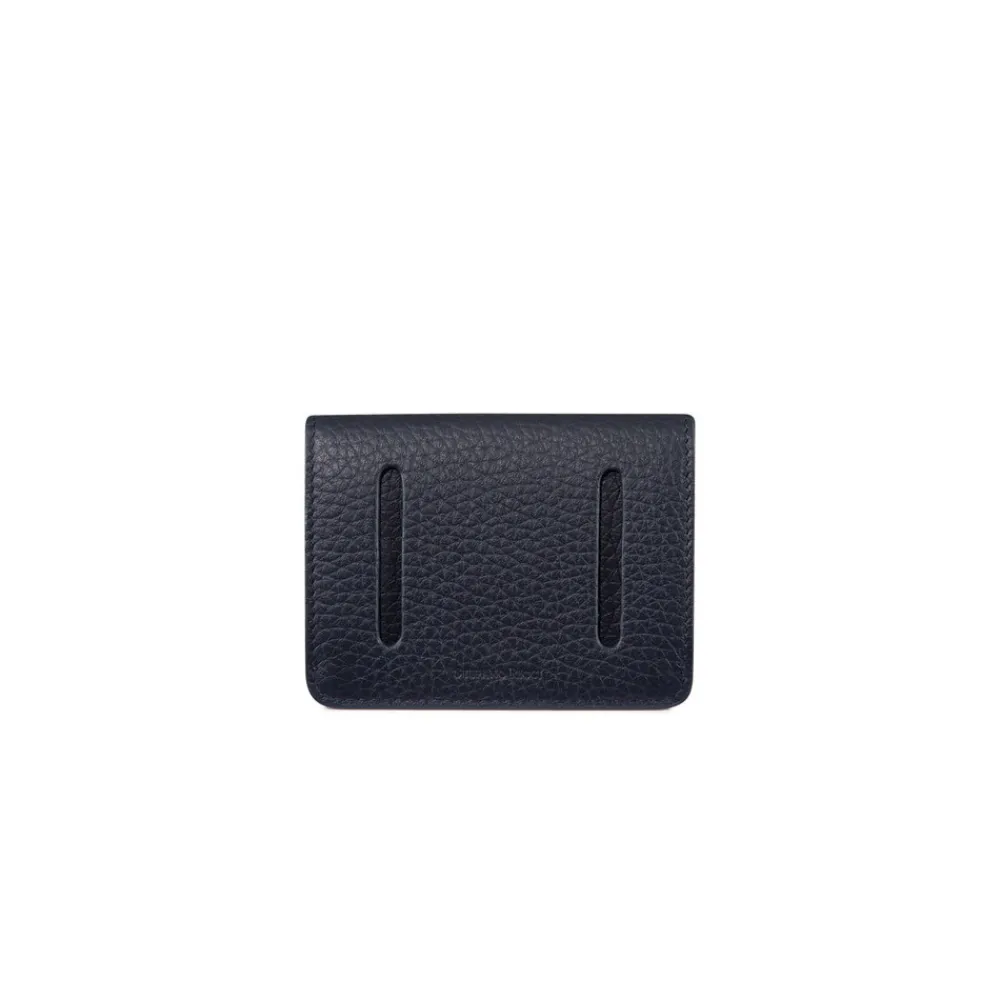 Outlet Handmade Calfskin Leather Card Holder Small Leather Goods