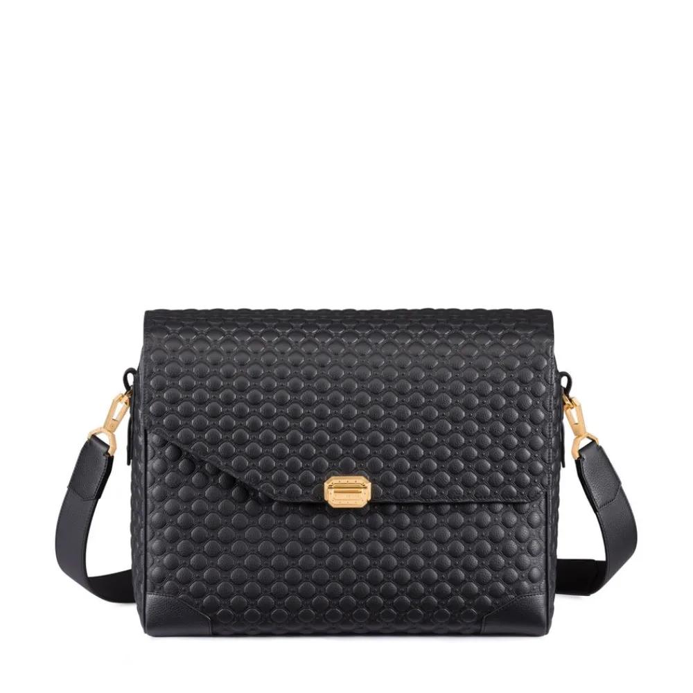Fashion Handmade Calfskin Leather Messenger Bag Bags