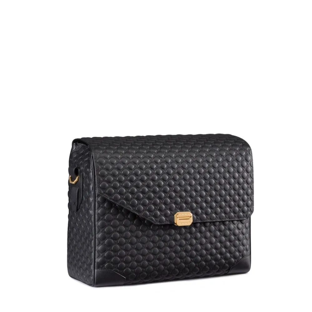 Fashion Handmade Calfskin Leather Messenger Bag Bags