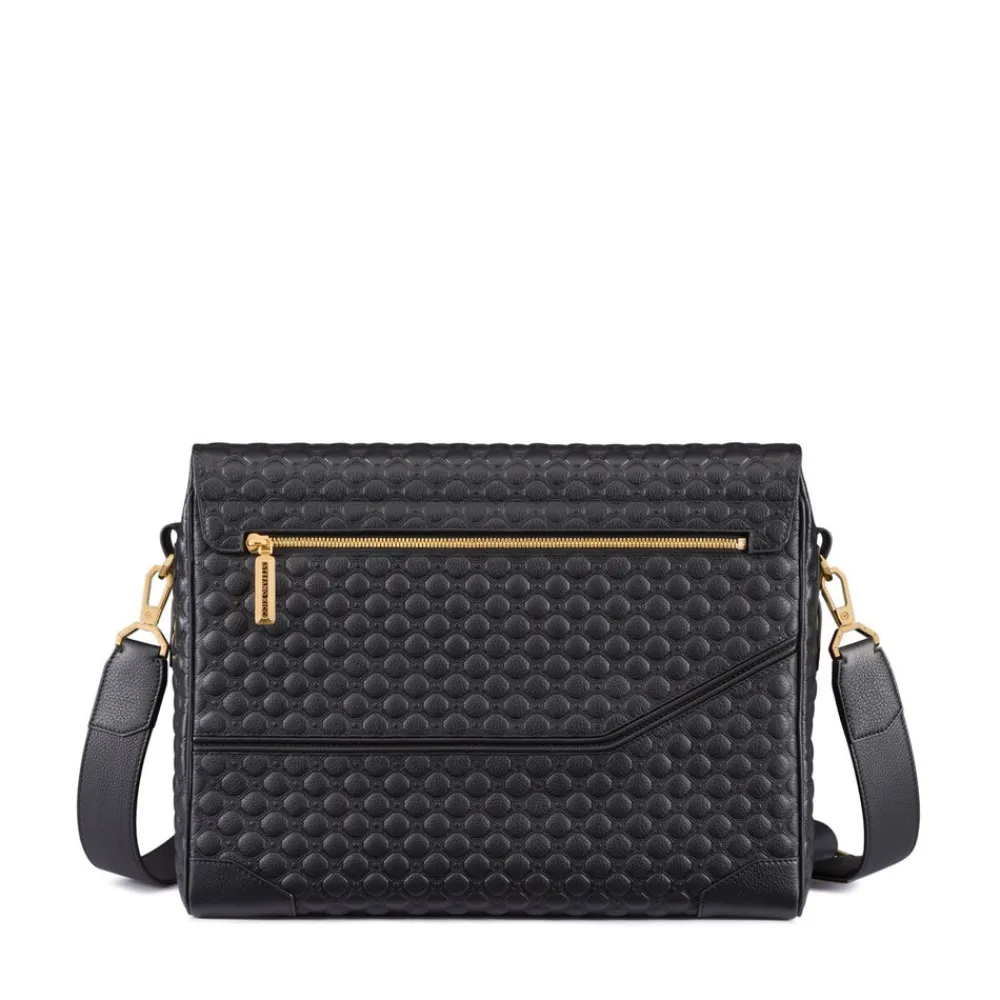 Fashion Handmade Calfskin Leather Messenger Bag Bags